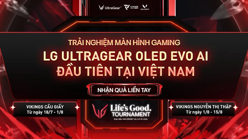 “Chiến” Skirmish Valorant & Rinh quà khủng tại LG Life’s Good. Tournament